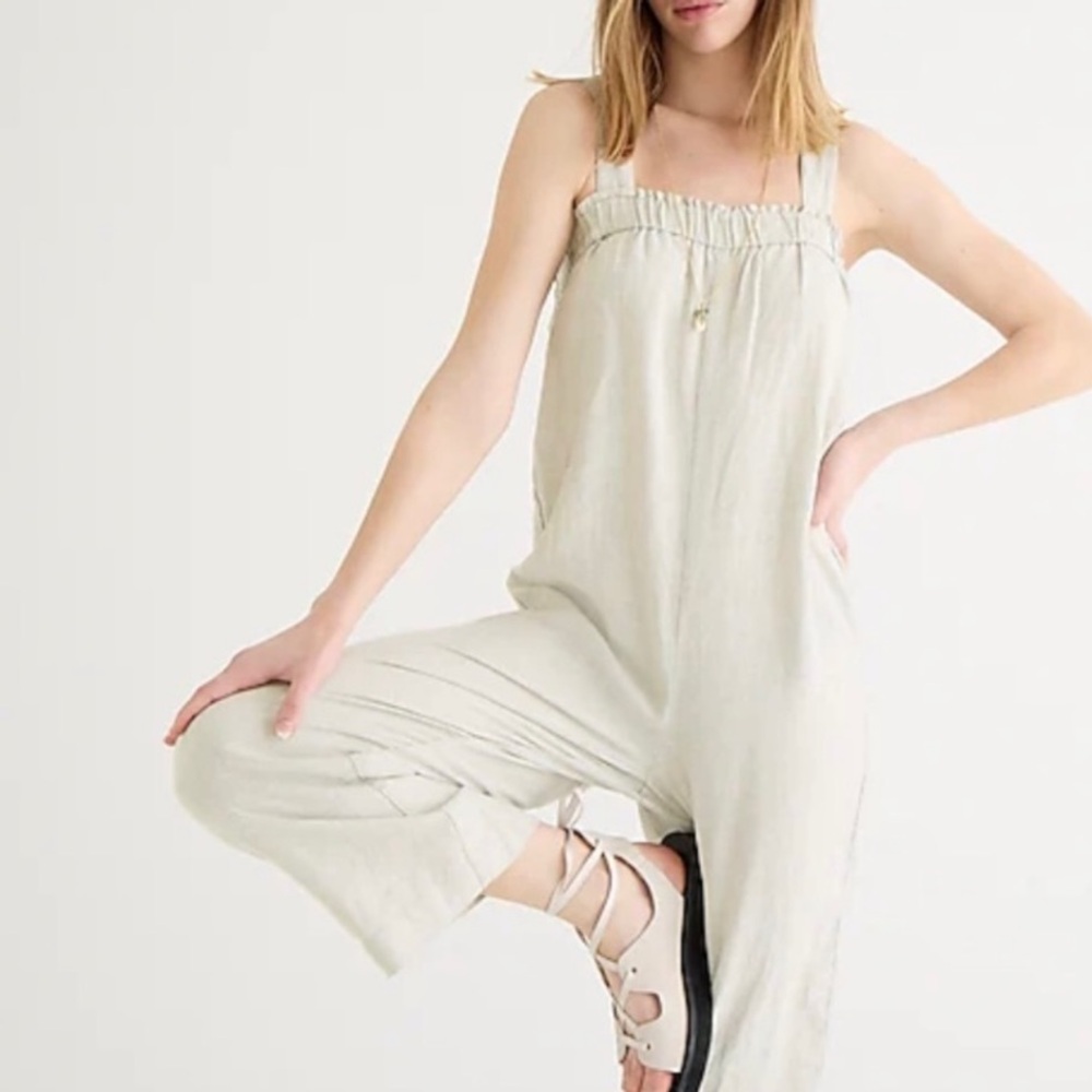 J. CREW Relaxed Linen Jumpsuit ~ XS